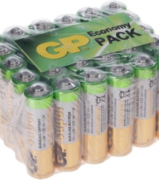 Батарея GP Super Alkaline 15A LR6 AA (30шт)
