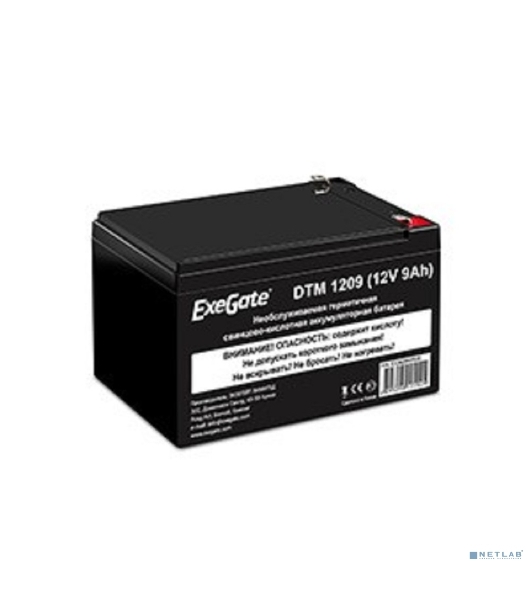 Батарея для ИБП ExeGate DTM 1209/EXS1290 (12V 9Ah 1234W), клеммы F2