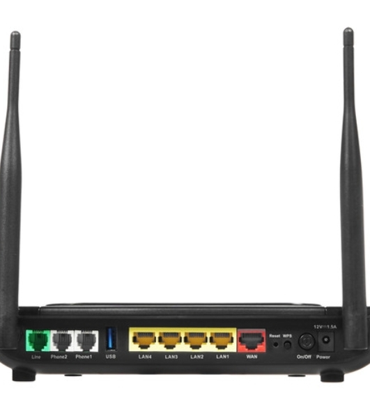 Интернет-телефония D-Link DVG-N5402G/2S1U1L/A1A Беспроводной гигабитный маршрутизатор с поддержкой 3G/LTE, 2 FXS-портами, 1 PSTN-портом (lifeline) и USB-портом