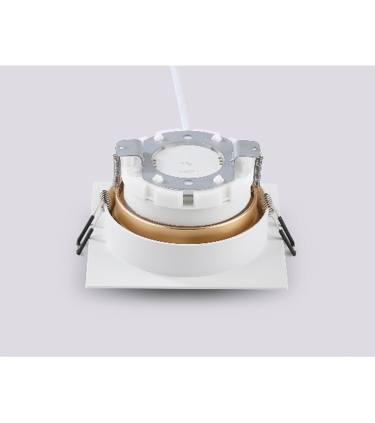 Светильник Ambrella light TN52338 SWH/SGD белый песок/золото песок GX53 max 12W 115*115*25