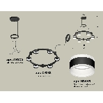Светильник Ambrella light XR92051202/6 SBK/FR черный песок/белый матовый GX53  (A9205, C9232, N8445), фото4