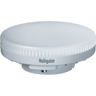 Лампа светодиодная Navigator LED 6Вт GX53 230В 4000К NLL-GX53-6-230-4K таблетка (плоский цилиндр)