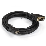 Кабель ExeGate EX284893RUS HDMI-DVI ExeGate EX-CC-HDMIM-DVIM-1.8 (19M/19M, single link, 1,8м,позолоченные контакты), фото 1
