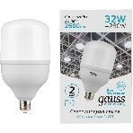 Лампа cветодиодная Gauss Elementary T100 32W 2700lm 6500K E27 LED, фото6