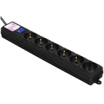 Фильтр-удлинитель PC 3 м 6 р, черный 16А, SPG6-B2, фото7