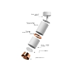 Корпус светильника C6343 SBK черный песок D60*H150mm MR16 GU5.3, фото13