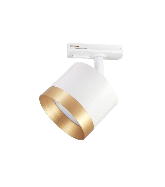 Трековый однофазный светильник Ambrella light GL5361 WH/GD белый/золото GX53 max 12W