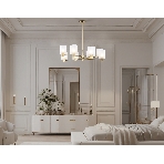 Люстра Ambrella light LH57033/8 BS/SM латунь/дымчатый E14/8 max 40W D830*710, фото7