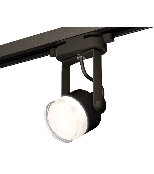 Светильник Ambrella light XT6602083 PBK/FR/CL черный полированный/белый матовый/прозрачный MR16 GU10 (C6602, N6241)