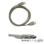 Кабель Gembird PRO USB 2.0 3.0м AM/AF позол.конт., фер.кол., пакет, фото2