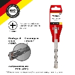 Бур по бетону Kranz 10x110x50 мм крестовая пластина SDS PLUS, фото 1