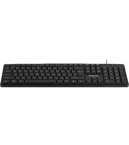 Клавиатура проводная Defender Next HB-440 RU, USB, черный