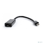Переходник miniDisplayPort - DisplayPort, Cablexpert A-mDPM-DPF-001, 20M/20F, 16см, черный, пакет, фото8