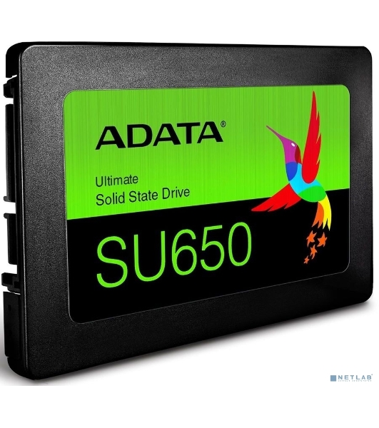 Накопитель SSD ADATA SU650, 256Gb, SATA III, 2.5', R/W 520/450