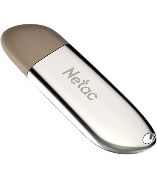 Флешка USB Netac U352 (NT03U352N-008G-20PN), 8Gb, USB 2.0, R/W 50/15, серебристый