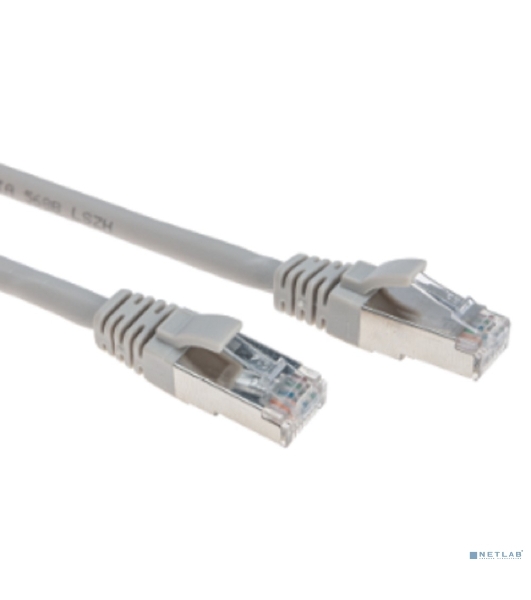 Патч-корд S/FTP Rexant cat. 6A (10G), RJ45-RJ45, неэкранированный, 28AWG, LSZH, серый, 3 м