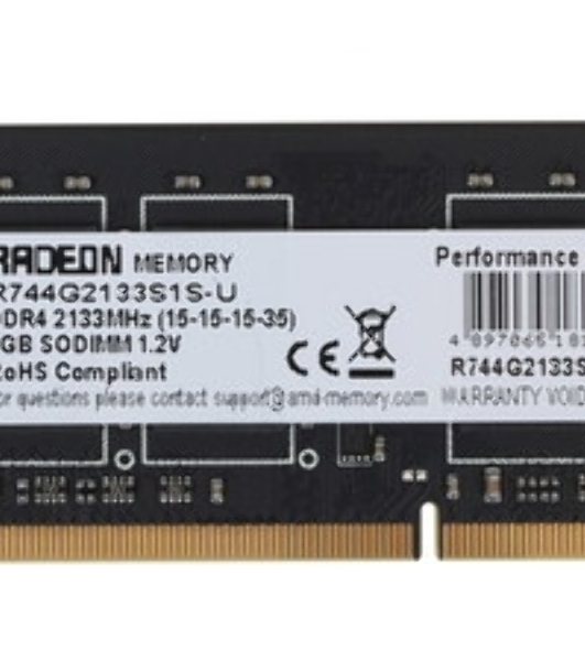 Оперативная память AMD Radeon R7, DDR4, 8Gb (1x8Gb), 2133MHz, CL15, SO-DIMM