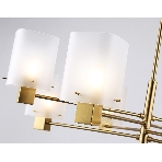 Люстра Ambrella light LH57033/8 BS/SM латунь/дымчатый E14/8 max 40W D830*710, фото6