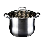 Кастрюля Lara LR02-44 15,2 л LR02-44 Кастрюля Lara (нерж) 28x23 см, 15.2 л, капсулир индукц дно, крышка из стали, фото2