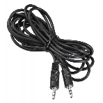 Кабель соединительный аудио Buro Jack 3.5 (m)/Jack 3.5 (m) 3м. черный, фото 1