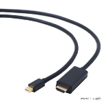 Кабель Cablexpert mDP-HDMI, 20M/19M, 1.8м, черный, позол.разъемы, пакет (CC-mDP-HDMI-6), фото4