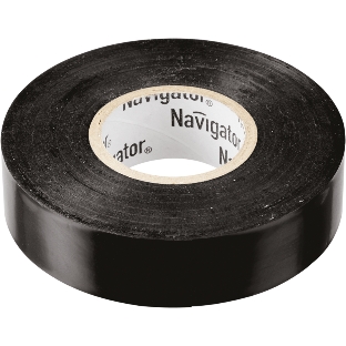 Изолента ПВХ 19 мм (рул.20 м) черный NIT-A19-20/BL Navigator