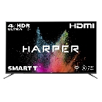 Телевизор Harper 55' 55U750TS черный LED 4K UHD 60Hz Smart TV Android 1.5GB/8GB, фото 1