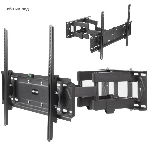 Кронштейн для телевизора Kromax PIXIS-XL-2 черный 40'-90' макс.50кг настенный поворот и наклон, фото8