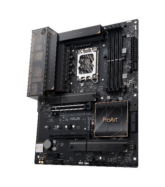 Материнская плата ASUS ProArt B760-CREATOR WIFI, LGA 1700, Intel B760, 4xDDR5, 4xSATA, 3xM.2, 1xPCI-E 5.0 x16, 1xPCI-E 4.0 x4, 1xDP, 1xHDMI, 2x2.5Gb LAN, 4xUSB-A, 1xUSB-C, 5x3.5 мм, 7.1, Standard-ATX