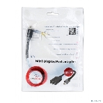 Переходник miniDisplayPort - DisplayPort, Cablexpert A-mDPM-DPF-001, 20M/20F, 16см, черный, пакет, фото7