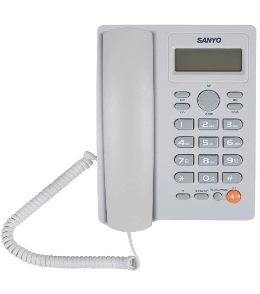 Телефон проводной SANYO RA-S306W белый