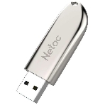 Флешка USB Netac U352 (NT03U352N-008G-20PN), 8Gb, USB 2.0, R/W 50/15, серебристый, фото2