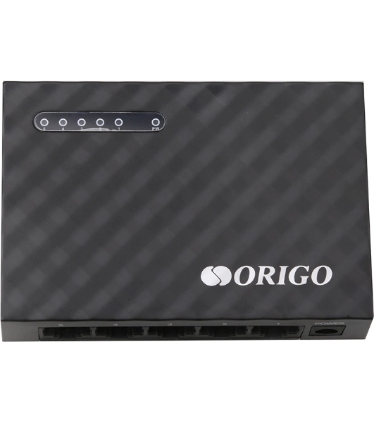 Коммутатор неуправляемый ORIGO OS2105/A2A 5x1000Base-T, корпус пластик