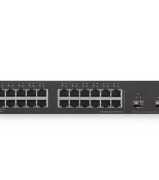 Коммутатор Zyxel XS3800-28 L2+ switch, 4xRJ-45: 1/2.5/5/10G, 8xCombo (SFP: 1/10G, RJ-45: 1/2.5/5/10G), 16xSFP +