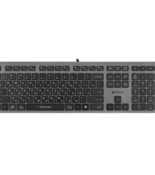 Клавиатура проводная A4Tech Fstyler FX50, USB, серый