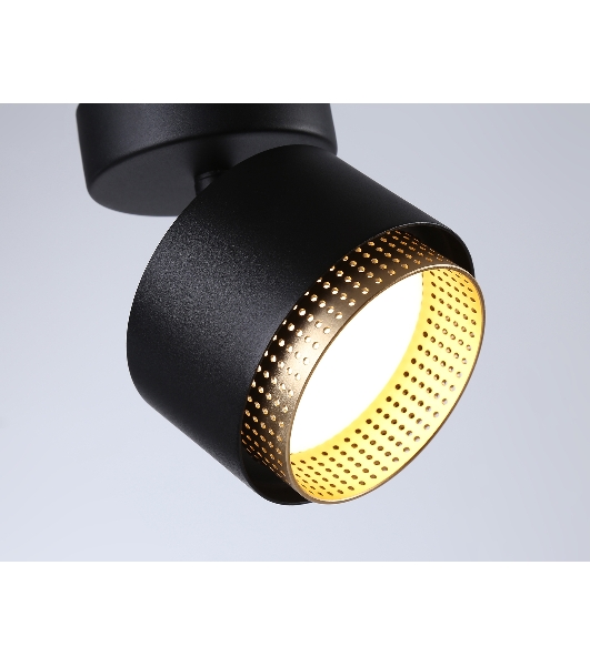 Светильник Ambrella light TN71282  BK/GD черный/золото GX53 max 12W D95*137