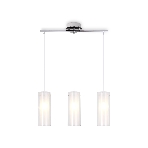 Светильник Ambrella light TR3675/3 CH/CL/FR хром/прозрачный/белый матовый E14/3 max 40W 640*110*900, фото3