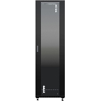 Шкаф коммутационный NTSS Премиум (NTSS-R42U6060GS-BL) напольный 42U 600x600мм пер.дв.стекл металл 900кг черный 510мм 86кг 1987мм IP20 сталь, фото9