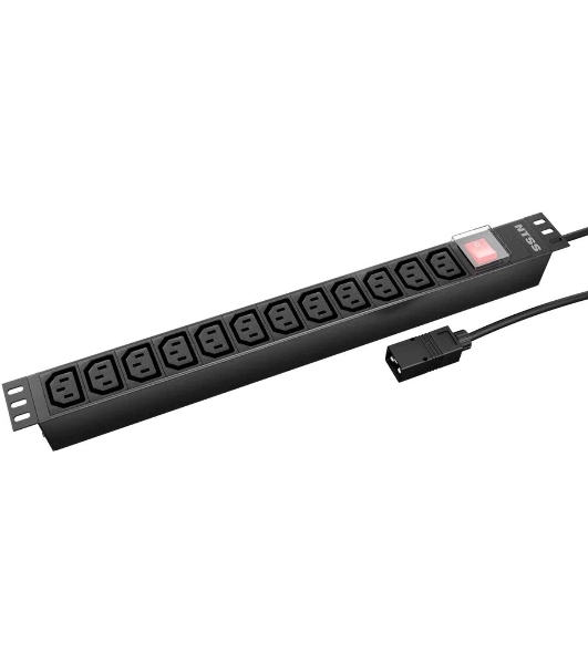 Блок распределения питания NTSS NTSS-PDU-DA2041 гор.размещ. 12xC13 базовые 16A C20 2м