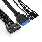 Компьютерный корпус ExeGate EX284038RUS Minitower BA-204U Black, mATX, (AA500, 80мм), 2хUSB+2хUSB 3.0, Audio, фото11