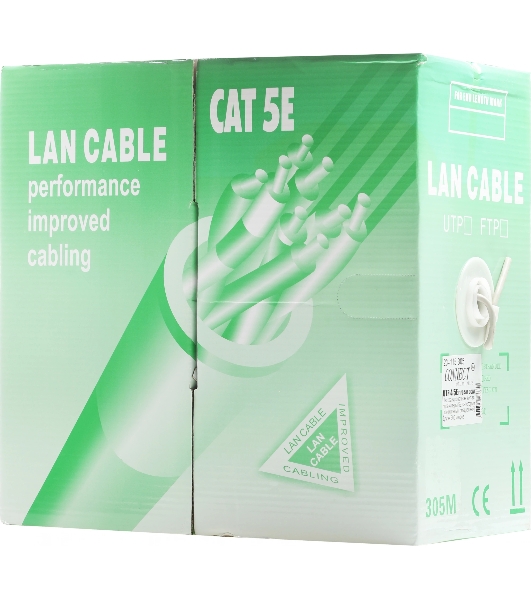 Кабель сетевой Premier 23-115 305 UTP 4 пары cat.5E solid CCA 305м серый