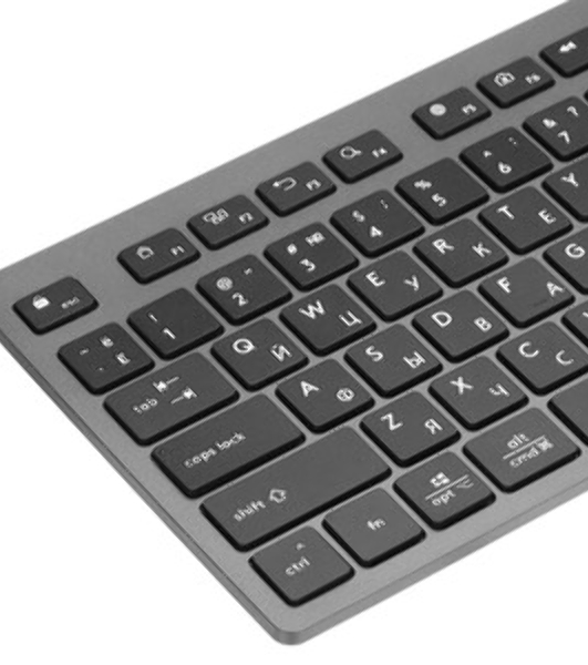 Клавиатура проводная A4Tech Fstyler FX50, USB, серый