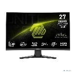 Монитор 27' MSI MAG 275CQF E18 VA 2560x1440, 180 Гц, 0.5 мс, 16:9, 250 кд/м², HDMI 2.0b, DP, 3.5 Jack, Adaptive-Sync, изогнутый экран (1500R), черный, фото9