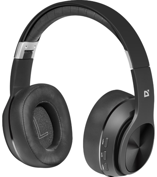 Беспроводные/проводные наушники Defender FreeMotion B540 черный, накладные, Bluetooth + проводной, до 10 ч