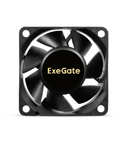 Вентилятор для корпуса ExeGate ExtraPower EP06025B2P черный, 60 мм, 4500 об/мин, 31 дБ, 2 pin