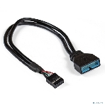 Кабель-переходник ExeGate EX284940RUS USB 2.0-USB 3.0 ExeGate EX-CC-U3U2-0.3 (9pin/19pin, 0,3м), фото3