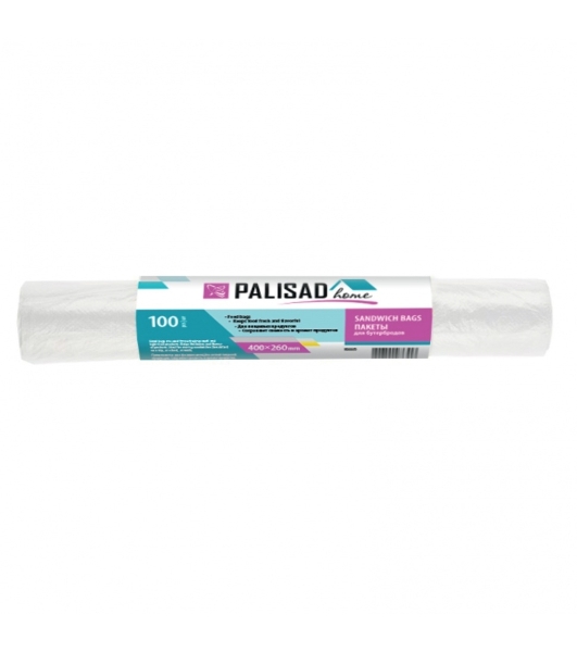 Пакеты для бутербродов Home Palisad 400x260 мм, 100 шт. рулон