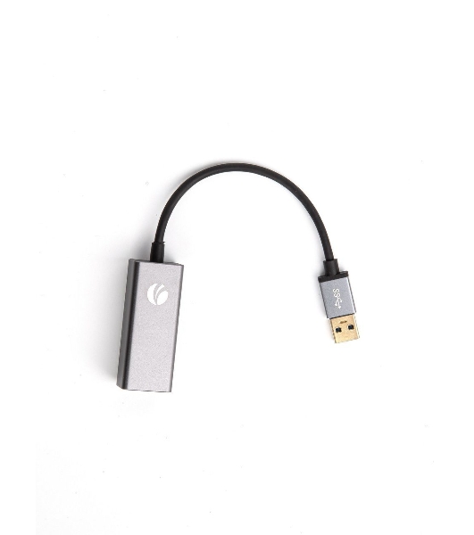 Кабель-переходник USB 3.0 (Am) --> LAN RJ-45 Ethernet 1000 Mbps, Aluminum Shell, VCOM DU312M