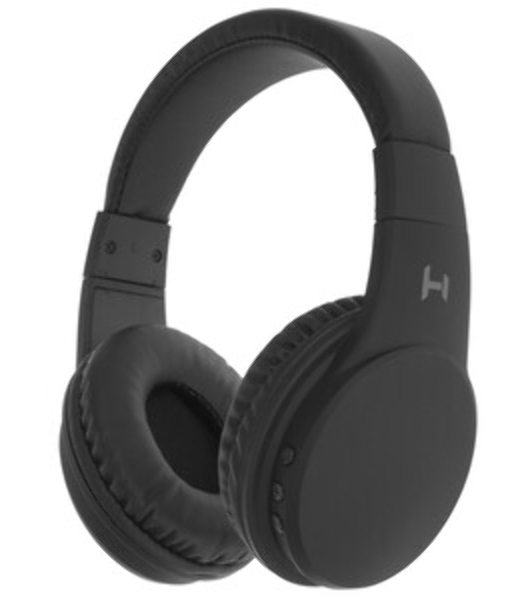 Беспроводные/проводные наушники Harper HB-210 черный, накладные, Bluetooth + проводной, складная конструкция, до 5 ч