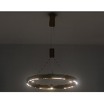 Подвесной светодиодный светильник Ambrella light FL5846/1+3 GD золото 40W 3000K/4200K/6400K D600*1200 (без ПДУ), фото 1